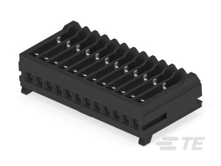 TE Connectivity MICRO CT Series Straight Cable Mount, IDC PCB Socket, 12-Contact, 1-Row, 1.2mm Pitch, IDC Termination [1-2355088-2]; 268-2548