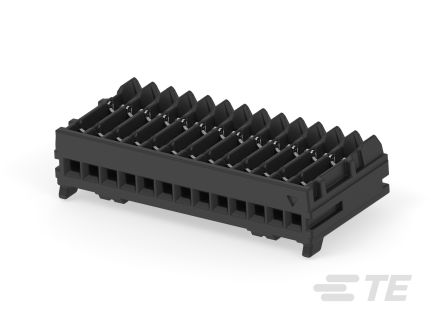 TE Connectivity MICRO CT Series Straight Cable Mount, IDC PCB Socket, 13-Contact, 1-Row, 1.2mm Pitch, IDC Termination [1-2355088-3]; 268-2550