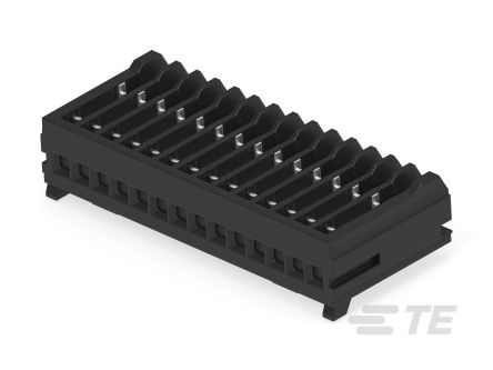 TE Connectivity MICRO CT Series Straight Cable Mount, IDC PCB Socket, 14-Contact, 1-Row, 1.2mm Pitch, IDC Termination [1-2355088-4]; 268-2551
