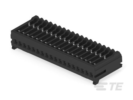 TE Connectivity MICRO CT Series Straight Cable Mount, IDC PCB Socket, 18-Contact, 1-Row, 1.2mm Pitch, IDC Termination [1-2355088-8]; 268-2560