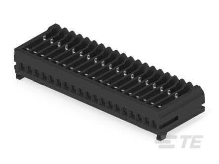TE Connectivity MICRO CT Series Straight Cable Mount, IDC PCB Socket, 19-Contact, 1-Row, 1.2mm Pitch, IDC Termination [1-2355088-9]; 268-2562