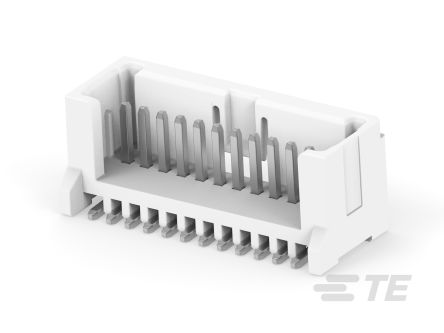 TE Connectivity MICRO CT Series Straight Board PCB Header, 12 Contact(s), 1.2 mm Pitch, 1 Row(s), Shrouded [1-2355091-2]; 268-2568