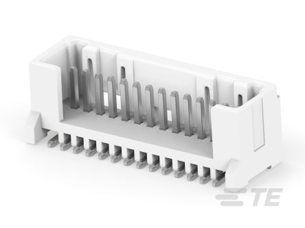 TE Connectivity MICRO CT Series Straight Board PCB Header, 14 Contact(s), 1.2 mm Pitch, 1 Row(s), Shrouded [1-2355091-4]; 268-2572