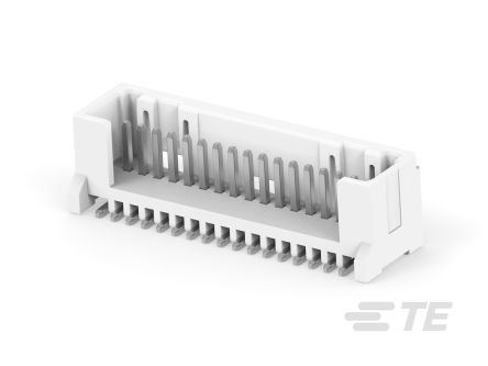 TE Connectivity MICRO CT Series Straight Board PCB Header, 17 Contact(s), 1.2 mm Pitch, 1 Row(s), Shrouded [1-2355091-7]; 268-2579