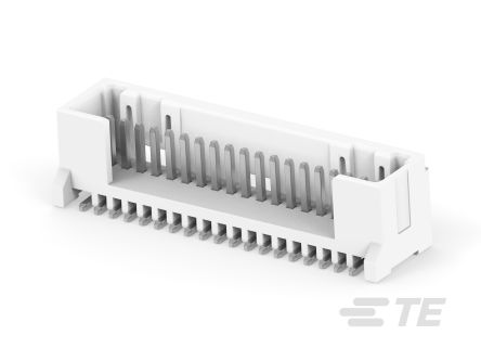 TE Connectivity MICRO CT Series Straight Board PCB Header, 19 Contact(s), 1.2 mm Pitch, 1 Row(s), Shrouded [1-2355091-9]; 268-2584