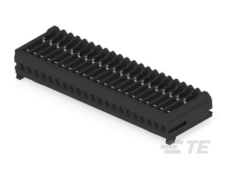 TE Connectivity MICRO CT Series Straight Cable Mount, IDC PCB Socket, 21-Contact, 1-Row, 1.2mm Pitch, IDC Termination [2-2355088-1]; 268-2589