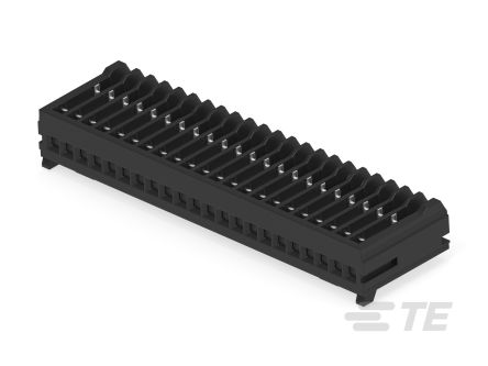 TE Connectivity MICRO CT Series Straight Cable Mount, IDC PCB Socket, 22-Contact, 1-Row, 1.2mm Pitch, IDC Termination [2-2355088-2]; 268-2590