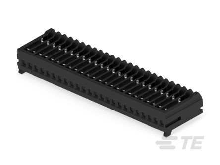 TE Connectivity MICRO CT Series Straight Cable Mount, IDC PCB Socket, 24-Contact, 1-Row, 1.2mm Pitch, IDC Termination [2-2355088-4]; 268-2595