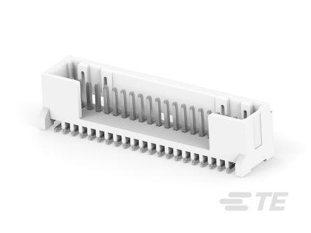 TE Connectivity MICRO CT Series Straight Board PCB Header, 21 Contact(s), 1.2 mm Pitch, 1 Row(s), Shrouded [2-2355091-1]; 268-2601