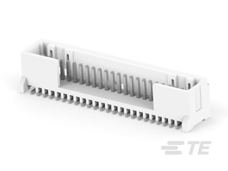TE Connectivity MICRO CT Series Straight Board PCB Header, 24 Contact(s), 1.2 mm Pitch, 1 Row(s), Shrouded [2-2355091-4]; 268-2608