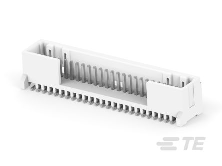 TE Connectivity MICRO CT Series Straight Board PCB Header, 25 Contact(s), 1.2 mm Pitch, 1 Row(s), Shrouded [2-2355091-5]; 268-2611