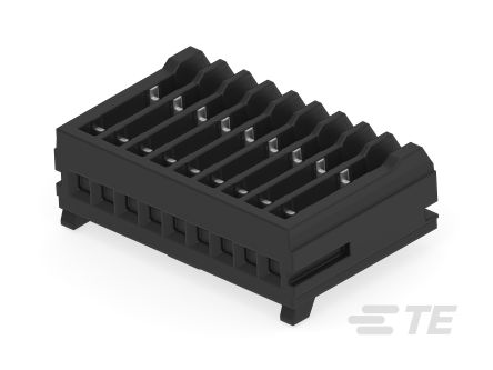 TE Connectivity MICRO CT Series Straight Cable Mount, IDC PCB Socket, 9-Contact, 1-Row, 1.2mm Pitch, IDC Termination [2355088-9]; 268-2627