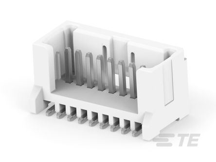 TE Connectivity MICRO CT Series Straight Board PCB Header, 9 Contact(s), 1.2 mm Pitch, 1 Row(s), Shrouded [2355091-9]; 268-2644