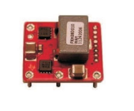 Texas Instruments PTD08A010W Non-Isolated DC-DC Converter, 3.3V dc/ 10A Output, 4.75 → 14 V dc Input, Surface [PTD08A010WAD]; 268-3156