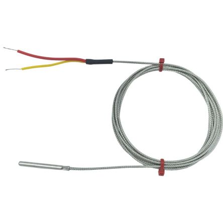 RS PRO Type K Grounded Thermocouple 25mm Length, 4mm Diameter, -60°C → +350°C [0]; 268-4418