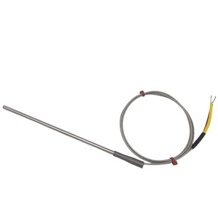 RS PRO Type K Heavy Duty Thermocouple 150mm Length, 4.5mm Diameter, -60°C → +350°C [0]; 268-4441