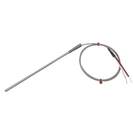 RS PRO Type K Heavy Duty Thermocouple 150mm Length, 4.5mm Diameter, -60°C → +350°C [0]; 268-4446