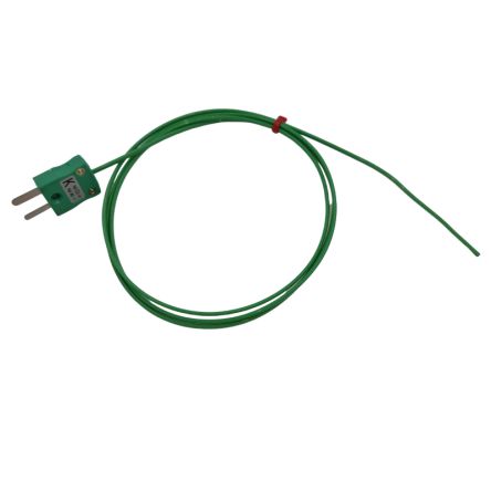 RS PRO Type K Hermetically Sealed Thermocouple 2m Length, 7/0.2mm Diameter, -75°C → +260°C [0]; 268-4456