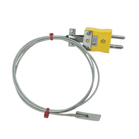 RS PRO Type K Leaf Thermocouple 1m Length, 13mm Diameter, -50°C → +350°C [0]; 268-4485