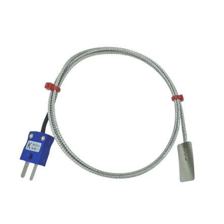 RS PRO Type K Leaf Thermocouple 2m Length, 13mm Diameter, -50°C → +350°C [0]; 268-4497