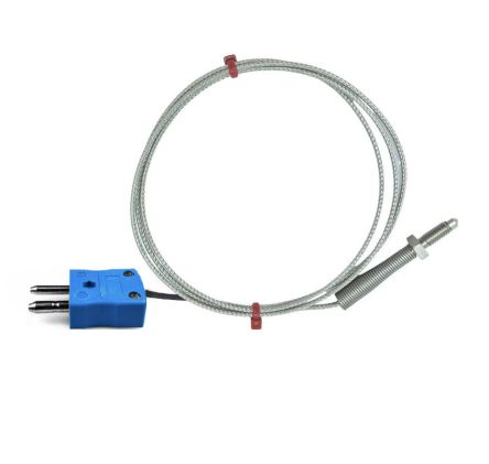 RS PRO Type K Nozzle Thermocouple 1m Length, M6 x 1mm Diameter, -60°C → +350°C [0]; 268-4517