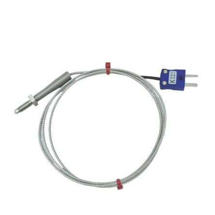 RS PRO Type K Nozzle Thermocouple 1m Length, M6 x 1mm Diameter, -60°C → +350°C [0]; 268-4520