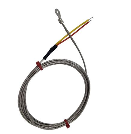 RS PRO Type K Washer Thermocouple 2m Length, 3.5mm Diameter → +350°C [0]; 268-4563