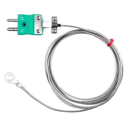 RS PRO Type K Washer Thermocouple 2m Length, 8mm Diameter → +350°C [0]; 268-4583