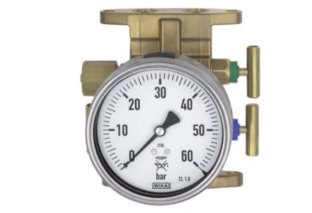 WIKA G 1/4 Analogue Pressure Gauge 280mbar Back Entry 160mm Outside Diameter [48258792]; 268-5994