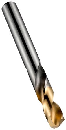 Dormer A022 Series HSS Stub Drill, 15.5mm Diameter, 115 mm Overall [A02215.5]; 268-6415