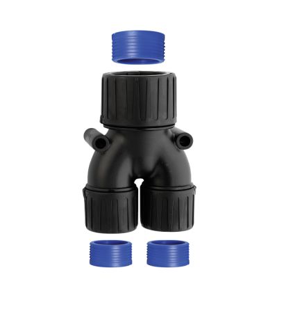Flexicon Reducer, Conduit Fitting, 28mm Nominal Size, 23mm, Nylon, Black [FPAX28-21-21B]; 268-7427