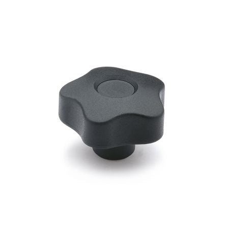 Elesa 69784-C9 Black Polypropylene Based Technopolymer Knob, M16, Threaded Through Hole [69784-C9]; 268-7832