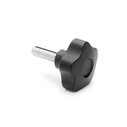 Elesa 69913-C9 Black Polypropylene Based Technopolymer Knob, M8 x 25, Threaded Stud [69913-C9]; 268-7846