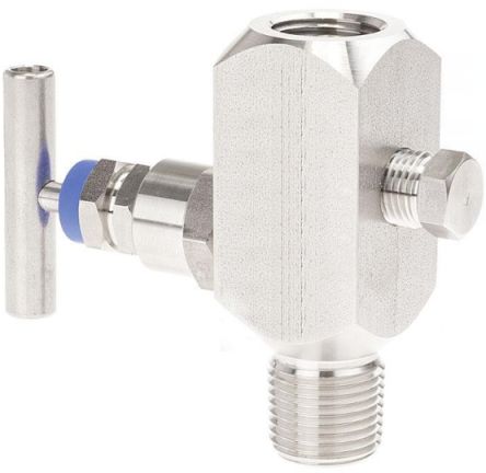 WIKA Hydraulic Pressure Gauge Isolation Valve, 48760542, NPT 1/4 [48760542]; 268-8133