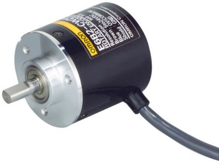 Omron E6B2-C Series Incremental Incremental Encoder, 360ppr ppr, PNP Open Collector Signal, Radial, Thrust Type, 6mm [E6B2-CWZ5B 360P/R 2M]; 268-8409