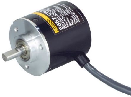 Omron E6B2-C Series Incremental Incremental Encoder, 500ppr ppr, PNP Open Collector Signal, Radial, Thrust Type, 6mm [E6B2-CWZ5B 500P/R 2M]; 268-8410