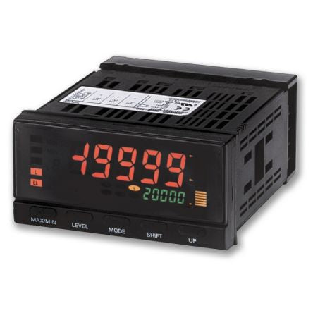Omron K3HB LCD Digital Panel Multi-Function Meter for Voltage/Current Signals, 48mm x 96mm [K3HB-XVA 100-240VAC]; 268-8437
