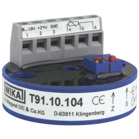 WIKA T91 Temperature Transmitter Type K Input [77000854]; 268-9001