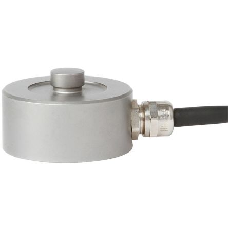 WIKA SPP-F1201 Series Button Strain Gauge, 10000kg Range, Compression Measure [79102835]; 268-9020