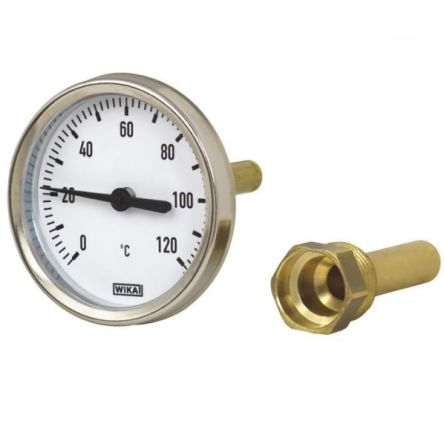 WIKA Dial Thermometer 0 → +60 °C, 12282619 [12282619]; 268-9198
