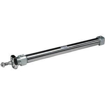 SMC Double Acting Cylinder - C85 Series, 20mm Bore, 125mm Stroke, C85 Series, Double Acting [CD85KN20-125-B]; 268-9663