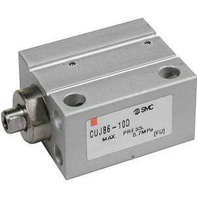 SMC Pneumatic Piston Rod Cylinder - CUJ Series, 8mm Bore, 8mm Stroke, CUJ Series, Double Acting [CDUJB8-8D]; 268-9668
