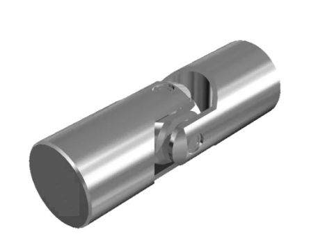 SKF Single Universal Joint Coupling, 25mm Outside Diameter, 12mm Bore, 74mm Length Coupler [PHE UJMA25]; 268-9872