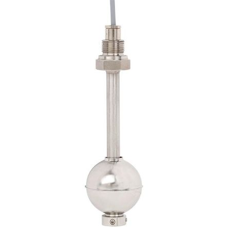 WIKA L-FLS-S Series Threaded Stainless Steel Float Switch, Float, 2m Cable, SPST, 50V ac Max, 75V dc Max [48809966]; 269-0144