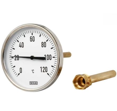 WIKA Dial Thermometer 0 → +120 °C, 3901912 [3901912]; 269-0288