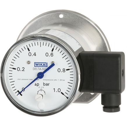 WIKA DPGT40 Series Pressure Sensor, 0bar Min, 6bar Max, Gauge Reading [43965280]; 269-0342