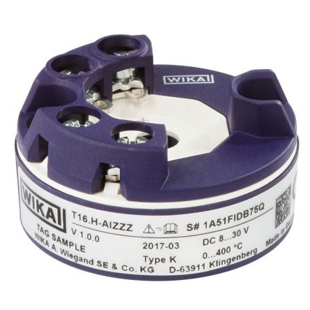 WIKA T16 Temperature Transmitter Type K Input [46915977]; 269-0399