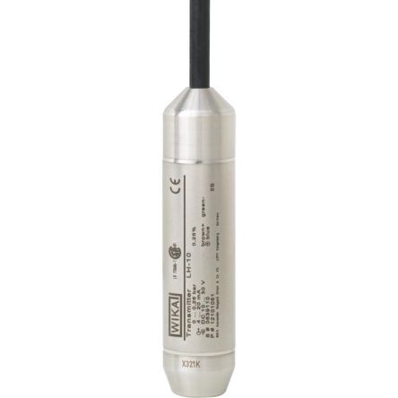 WIKA LH-10 Series Level Sensor Level Probe, 4-20mA Output, Cable Mount, FEP Body [48769793]; 269-0651