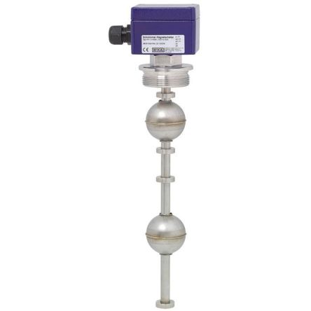 WIKA L-FLS-M Series Threaded Stainless Steel Float Switch, Float, 1m Cable, SPDT, 50V ac Max, 75V dc Max [48778745]; 269-0814