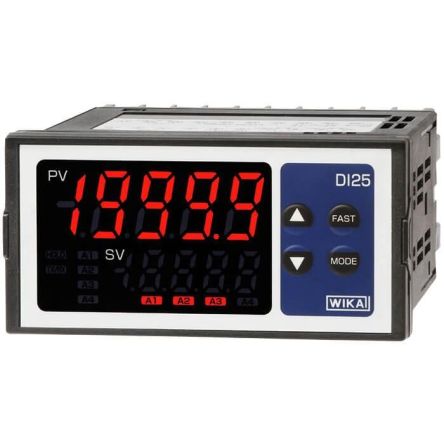 WIKA Model DI25 LED Digital Panel Multi-Function Meter for Current, Resistance, Voltage, 48mm x 96mm [14070178]; 269-0884